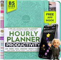 Law of Attraction Planner - Undated Hourly, Weekly & Monthly Goal Setting Planner, 12-Month to Increase Productivity | Life & Gratitude Journal, Include Foldable Vision Board, Gift Box & Stickers