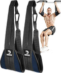 DMoose Fitness Hanging Ab Straps for Pull Up Bar & Core Strength Training - Thick Padded Arm Strap for Ab Swing with 2 Rust-Resistant Carabiners - Pull Up Straps for Ab Workouts at Home and Gym
