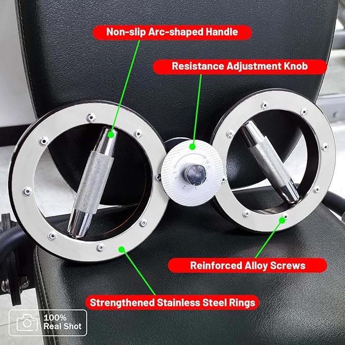 Arm Training Wheel, Hand Trainer and Forearm Trainer, Adjustable Arm Trainer for Wrist, Shoulder & Chest, Punch Speed Trainer and Martial Arts Arm Strength Device