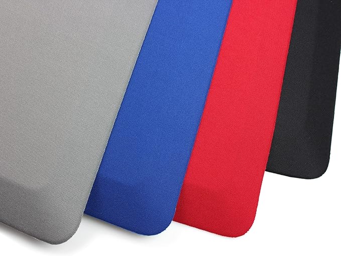 Ultralux Anti-Fatigue Standing Comfort Mat, Thick Non-Slip Cushioned Kitchen Floor Mat 3/4” Thick 20" x 32" Premium Durable Ergonomic Multi-Use Standing Support Pad, Home, Office, Kitchen Rug, Black