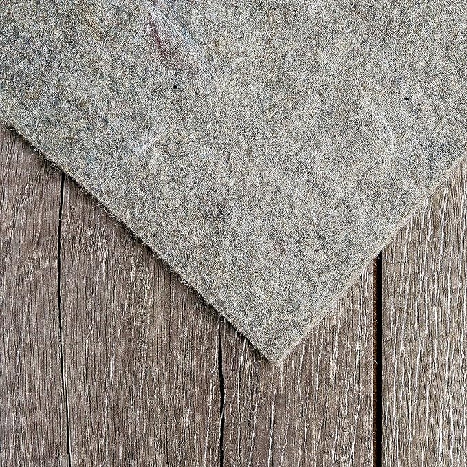 RUGPADUSA - Dual Surface - 10'x12' - 1/4" Thick - Felt + Rubber - Non-Slip Backing Rug Pad - Safe for All Floors