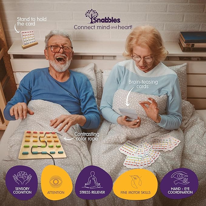Dementia Activities for Seniors - Activity Kits for Dementia Patients - Memory Games for Seniors with Dementia - Dementia Products - Alzheimers Activities - Puzzles for Dementia Patients