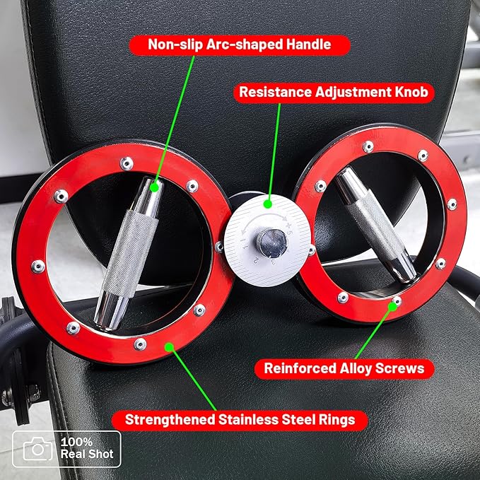 Arm Training Wheel, Hand Trainer and Forearm Trainer, Adjustable Arm Trainer for Wrist, Shoulder & Chest, Punch Speed Trainer and Martial Arts Arm Strength Device